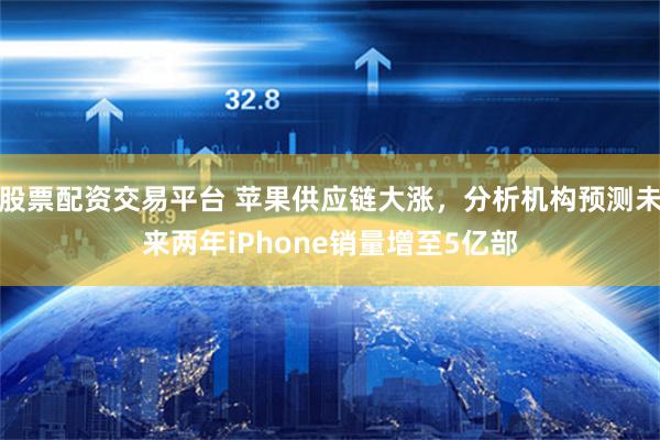 股票配资交易平台 苹果供应链大涨，分析机构预测未来两年iPhone销量增至5亿部