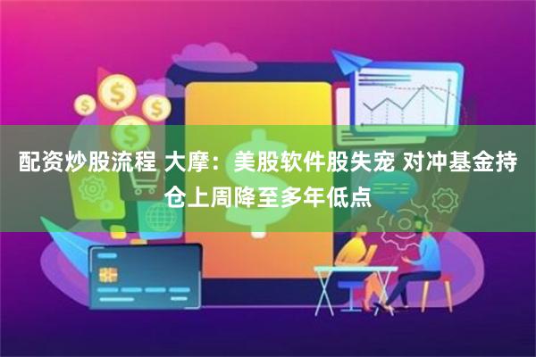 配资炒股流程 大摩：美股软件股失宠 对冲基金持仓上周降至多年低点